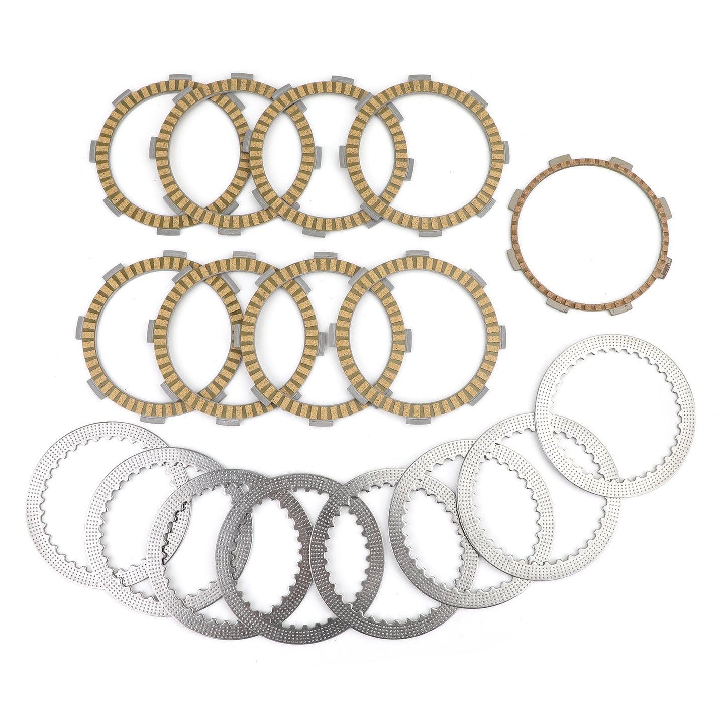 Clutch Plate Kit - Friction & Steel Plates For Honda VFR400 NC21/24 VF500C Magna V30 VF500F Interceptor