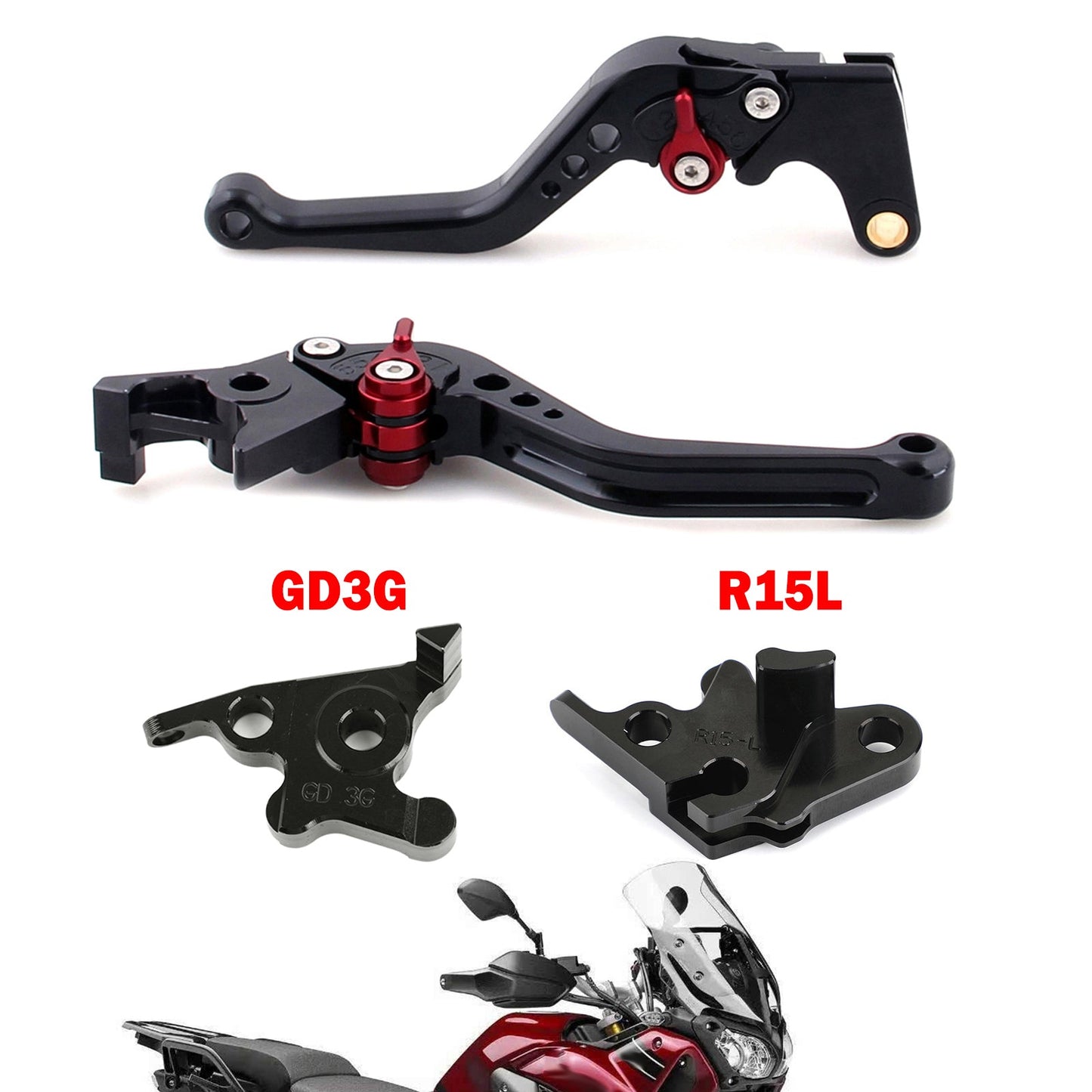 Motorcycle Short Clutch Brake Lever fit for YAMAHA MT125 2014-2019