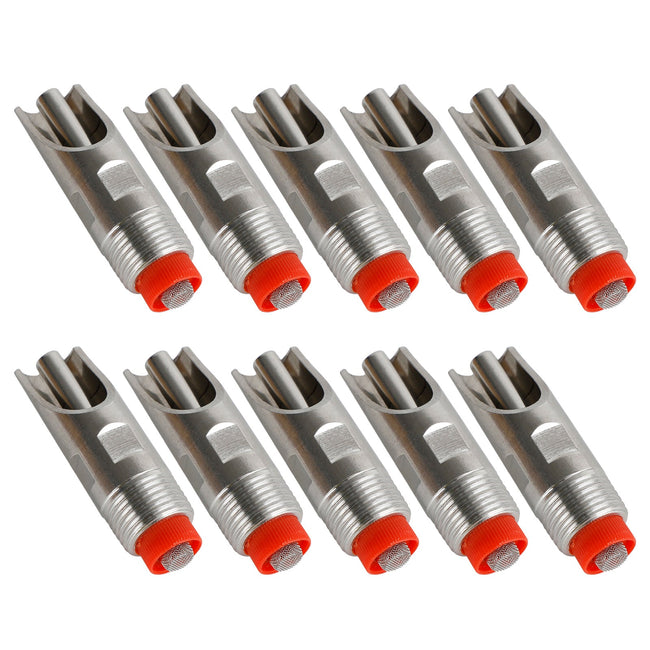 10Pcs Stainless Steel Drinker Waterer Tools 1/2" NPT Thread Pig Hog Automatic Fedex Express