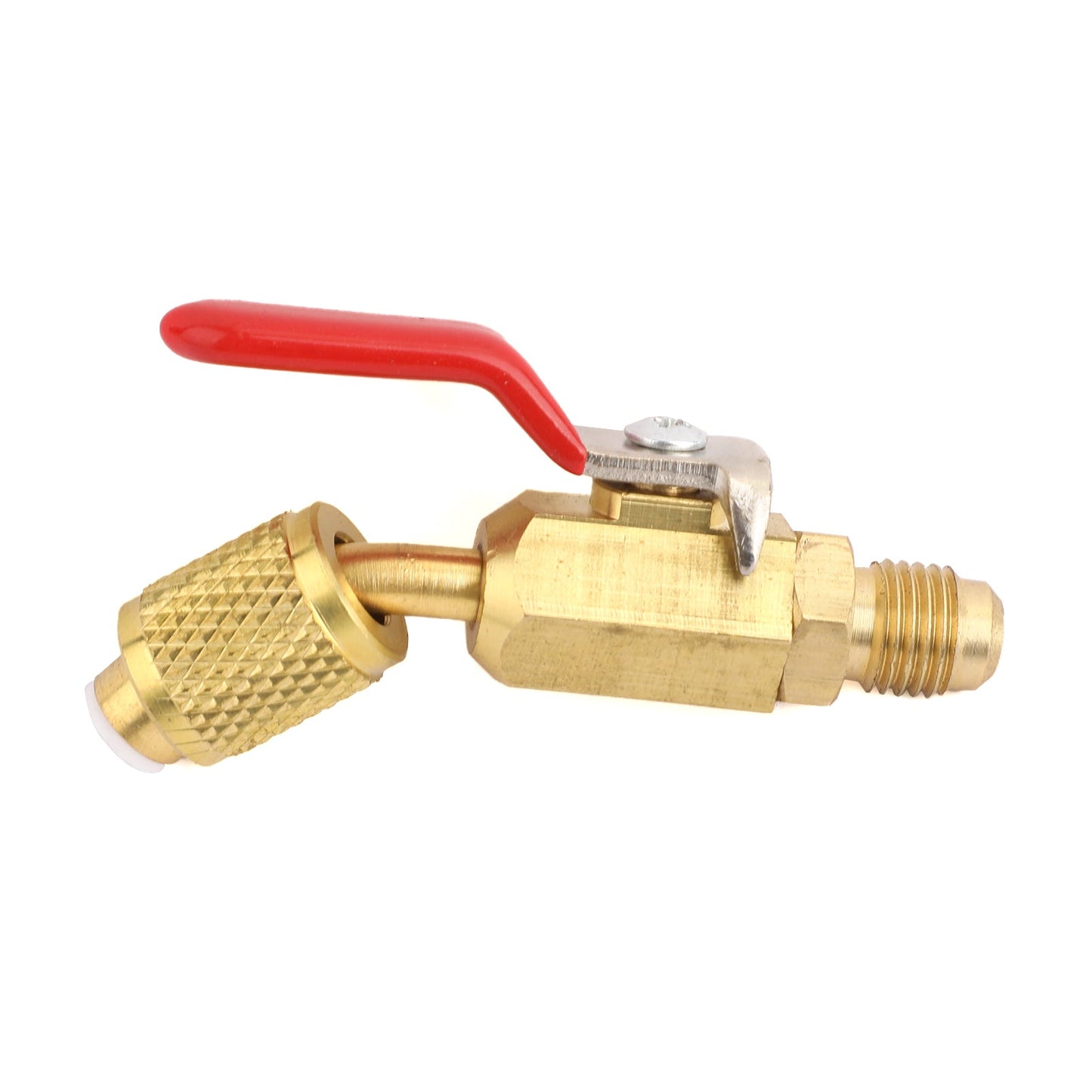 Areyourshop 3Pc Color Coded Shut Valves AC HVAC Refrigeration Charging Hoses For R410A R134A