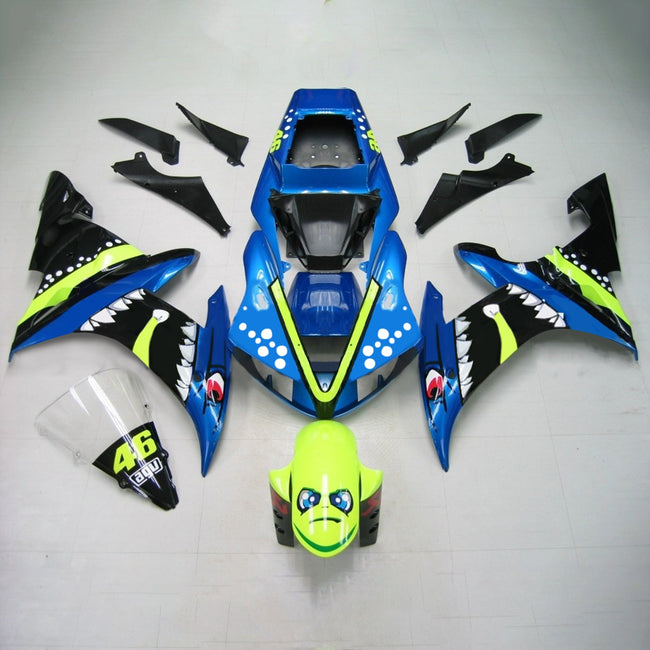 2002-2003 Yamaha YZF 1000 R1 Amotopart Injection Fairing Kit Bodywork Plastic ABS #115