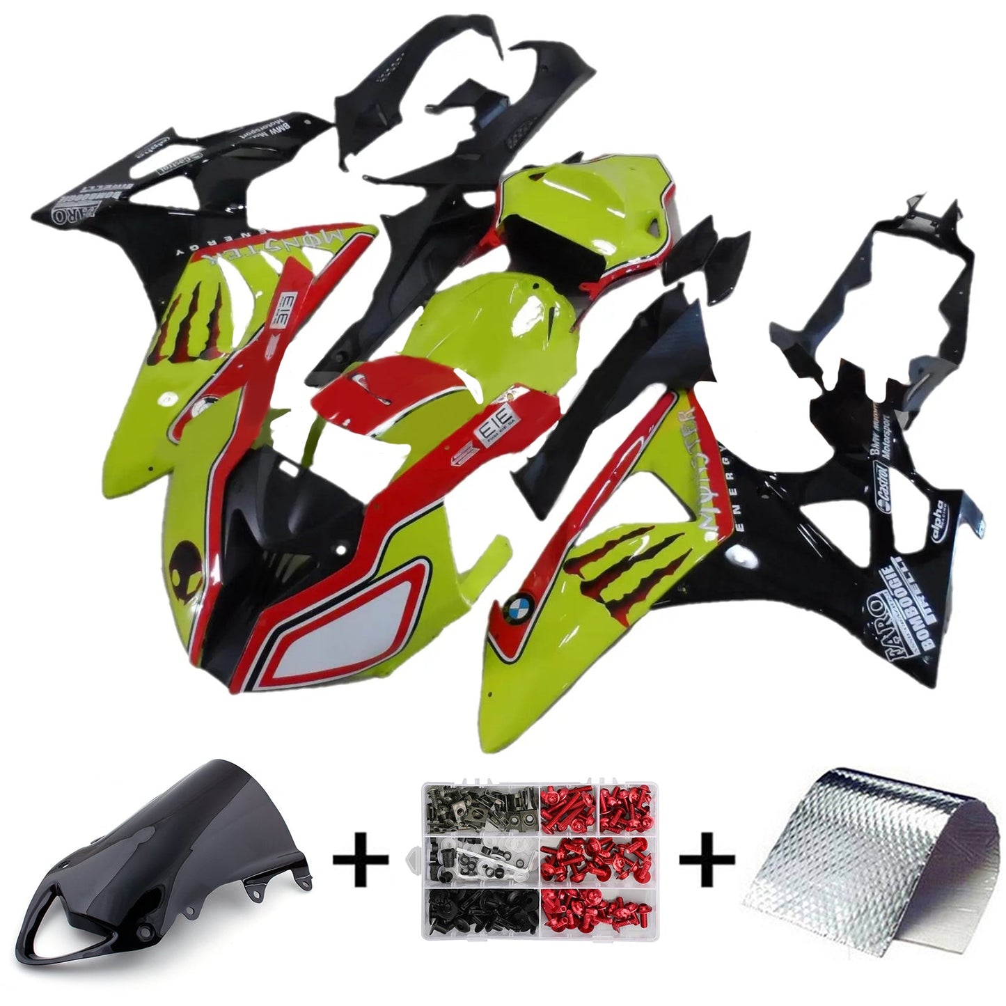 2009-2014 BMW S1000RR Fairing Kit Bodywork Plastic ABS