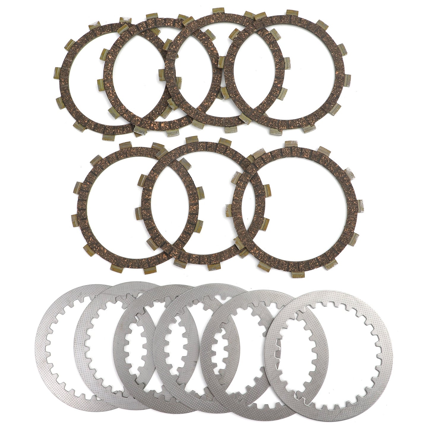 Clutch Plate Kit - Friction & Steel Plates For Yamaha IT425G IT425 YZ400C/D/E/F YZ400