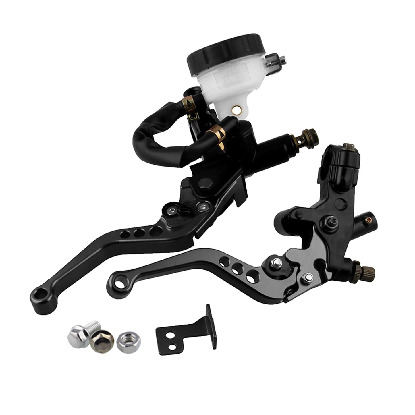 Universal 7/8" 22mm Front Brake Clutch Master Cylinder Reservoir Levers