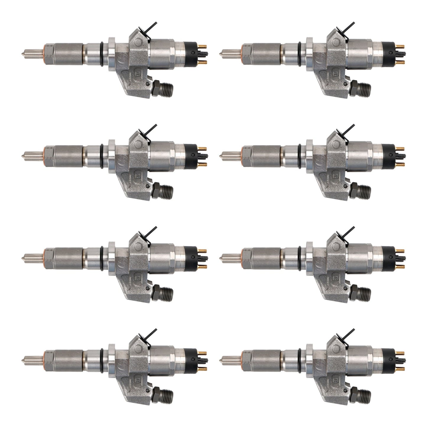 8PCS Fuel Injectors 0445120008 Fit Duramax Fit Chevy Silverado 2001-2004.5