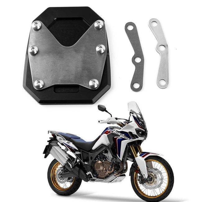 Kickstand Side Stand Extension Pad For Honda CRF 1100 L AFRICA TWIN / ADV 2020 BLK