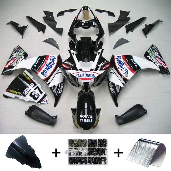 2009-2011 Yamaha YZF 1000 R1 Injection Fairing Kit Bodywork Plastic ABS #121