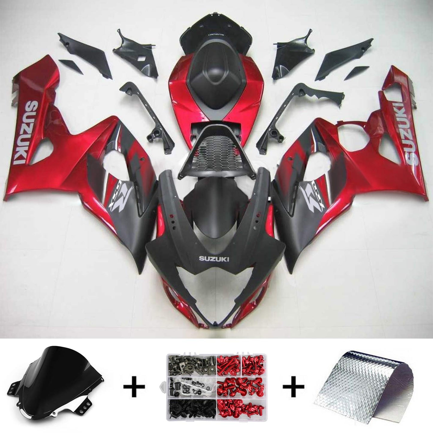 2005-2006 Suzuki GSXR1000 K5 Amotopart Injection Fairing Kit Bodywork Plastic ABS #123