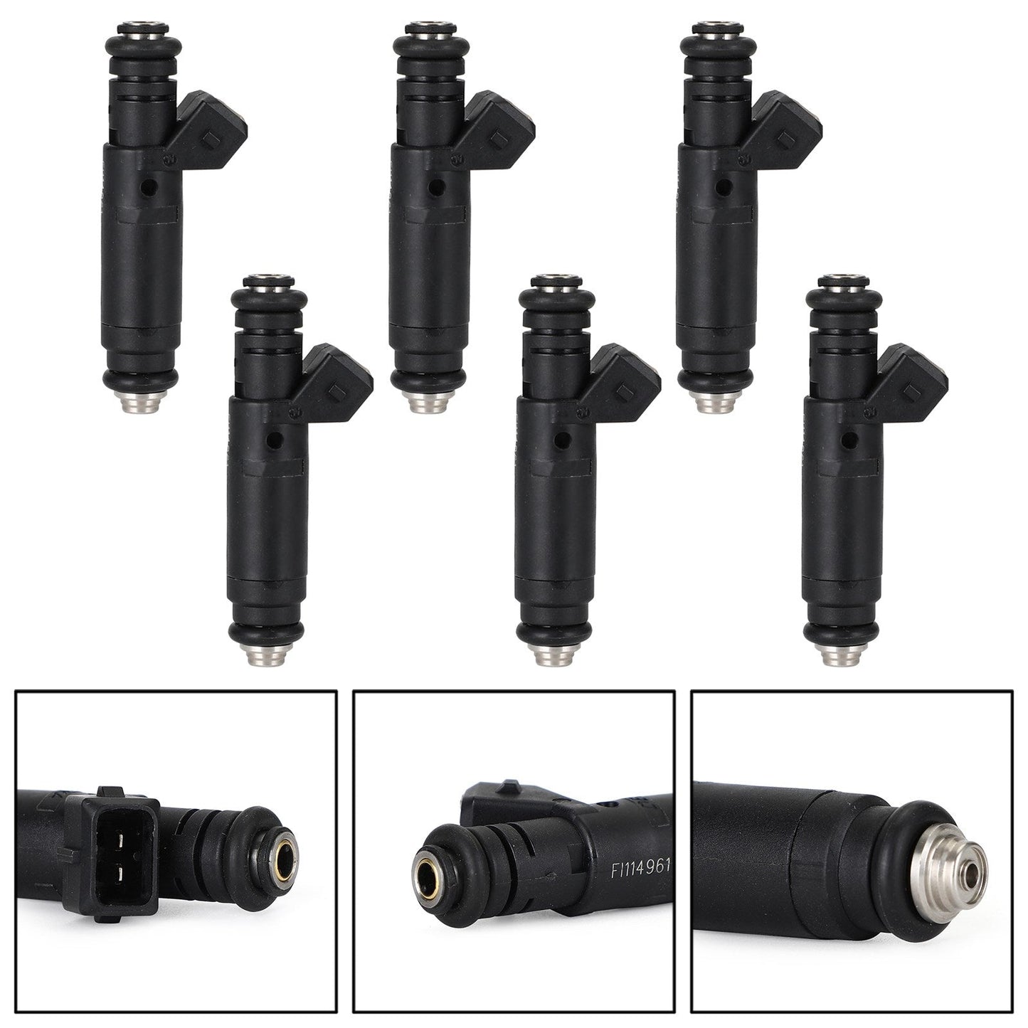 6pcs Fuel Injectors 630CC Fit Siemens Deka Fit VW Fit Audi AGU EV1 FI114961