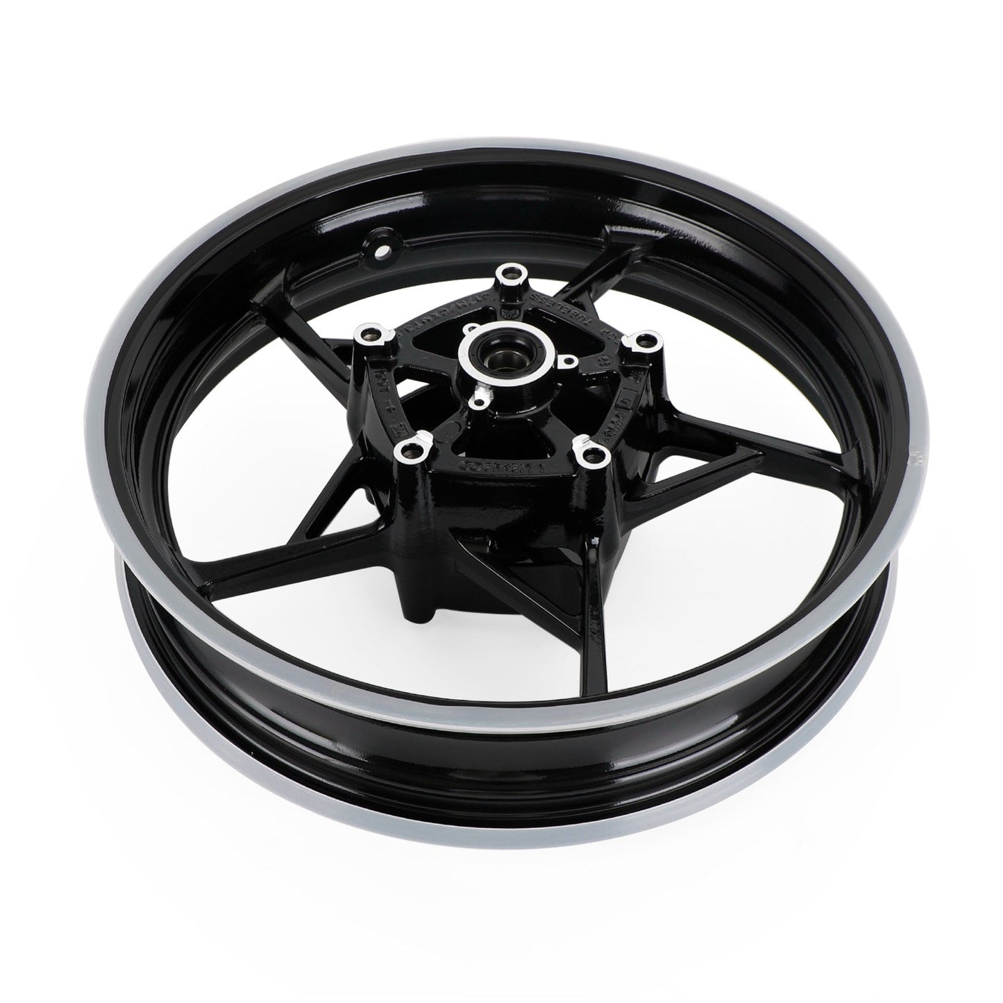 Black Front Wheel Rim For Kawasaki Z900 ZR900 / Z900RS / Cafe 2017-2021