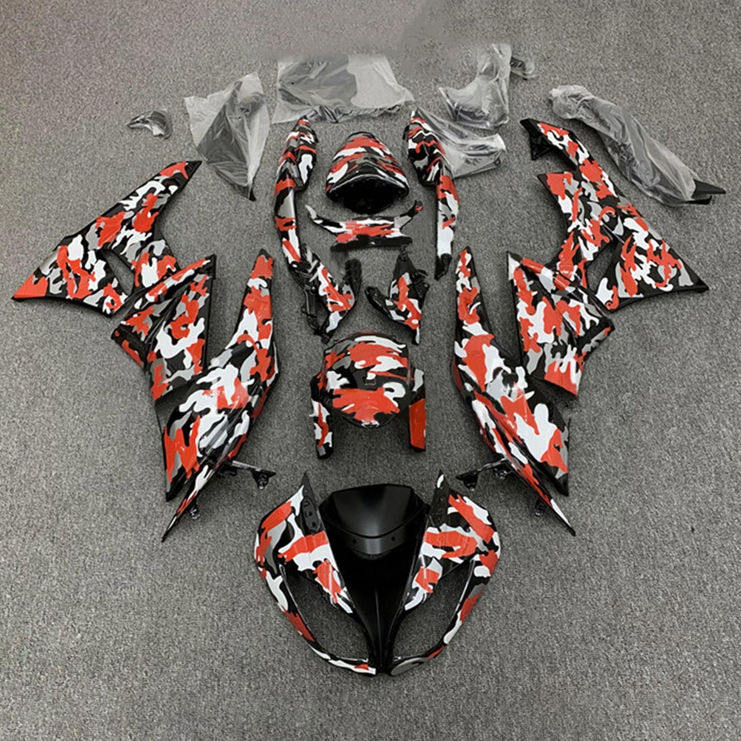 2009-2012 Kawasaki ZX6R 636 Injection Fairing Kit Bodywork Plastic ABS#157