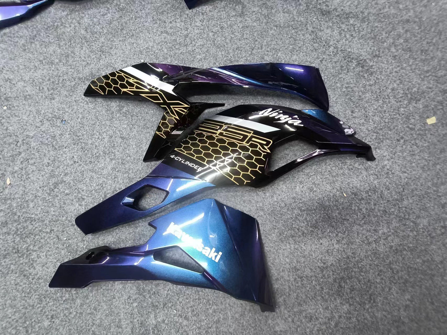 2019-2025 Kawasaki Ninja ZX-25R Amotopart Injection Fairing Kit Bodywork ABS #102