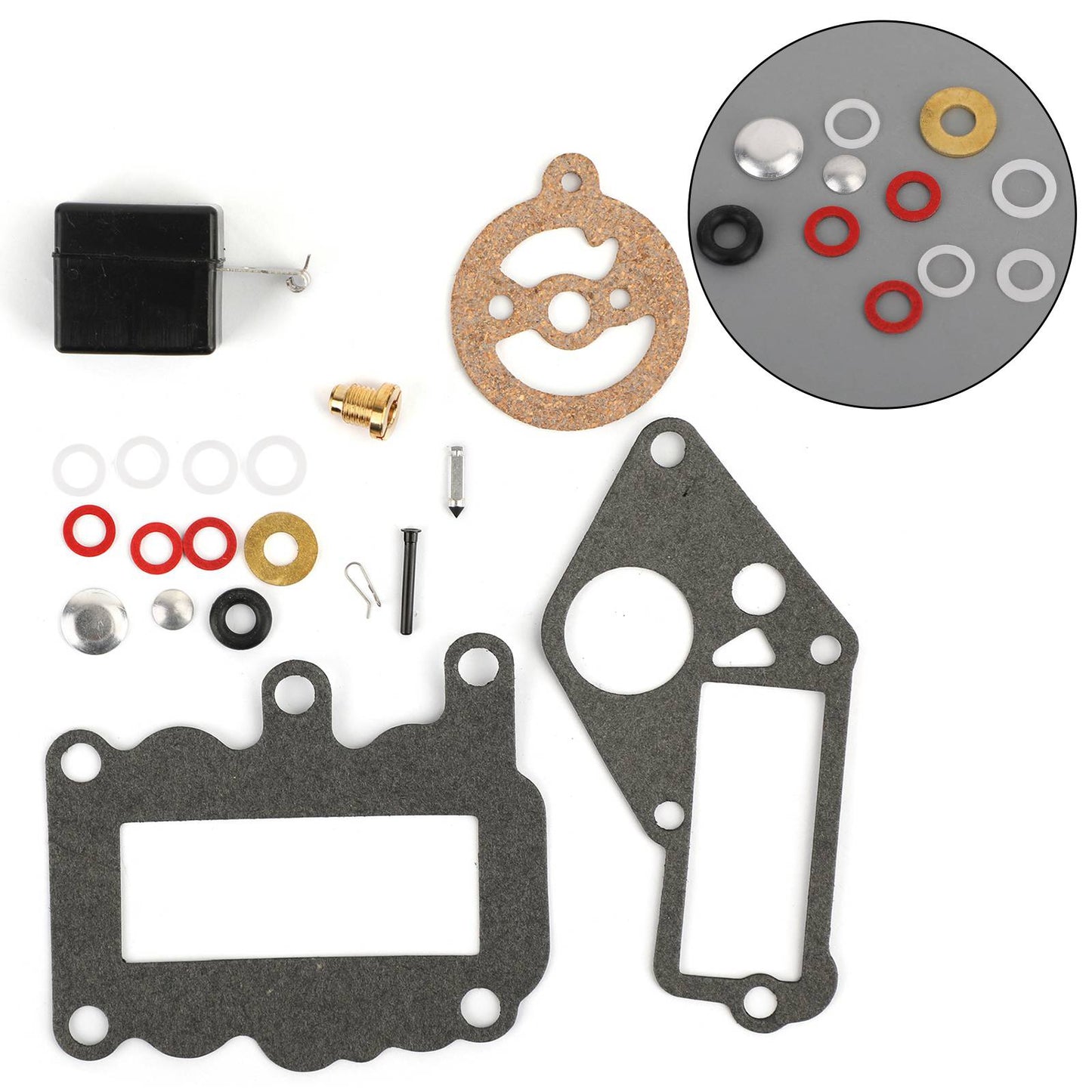 Carburetor Carb Kit Rebuild for Johnson Evinrude 1964-1973 9.5 HP 382048,765630