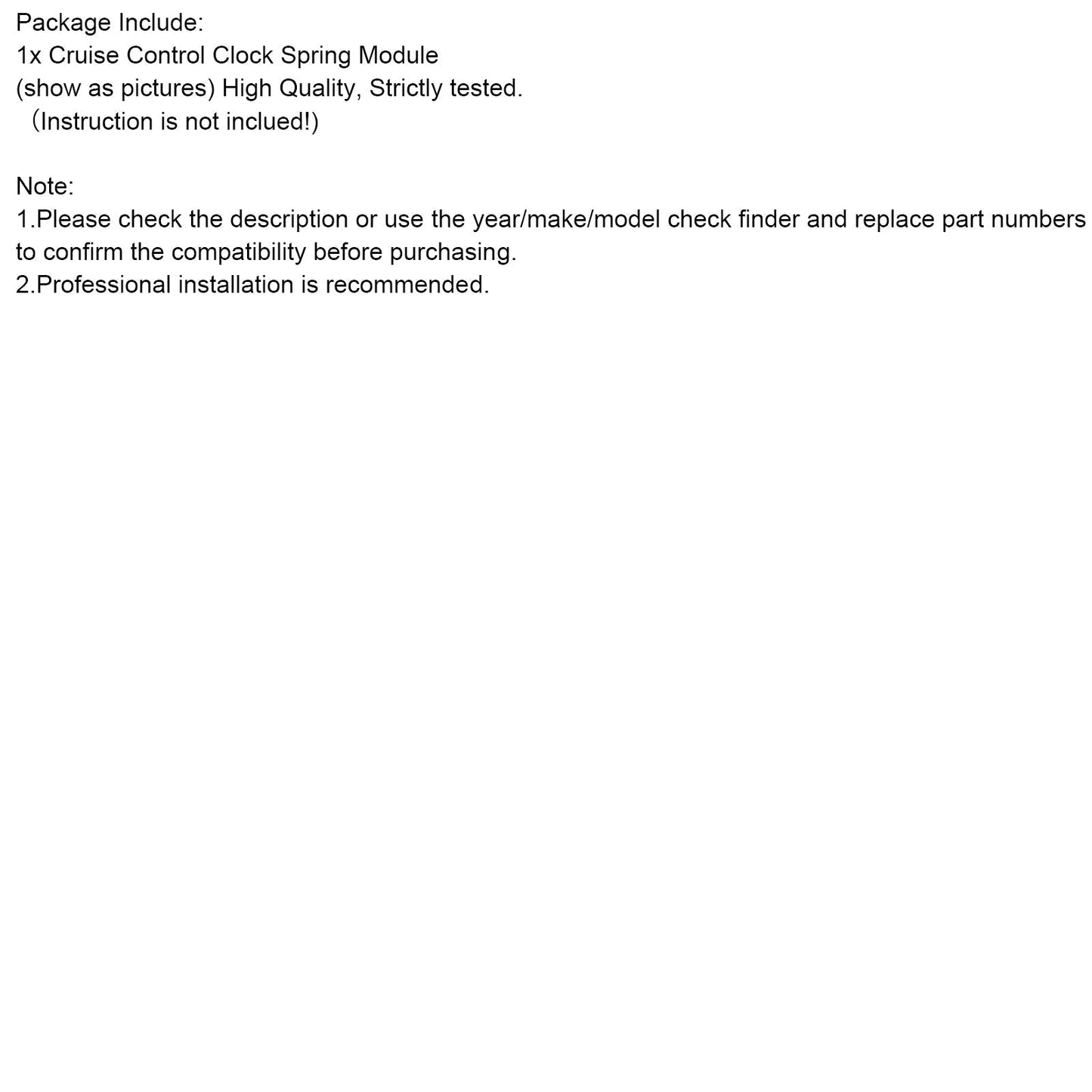 2016-2023 VW Sharan/Syncro/4motion Cruise Control Clock Spring Module 5K0953569BF 5K0953569BC