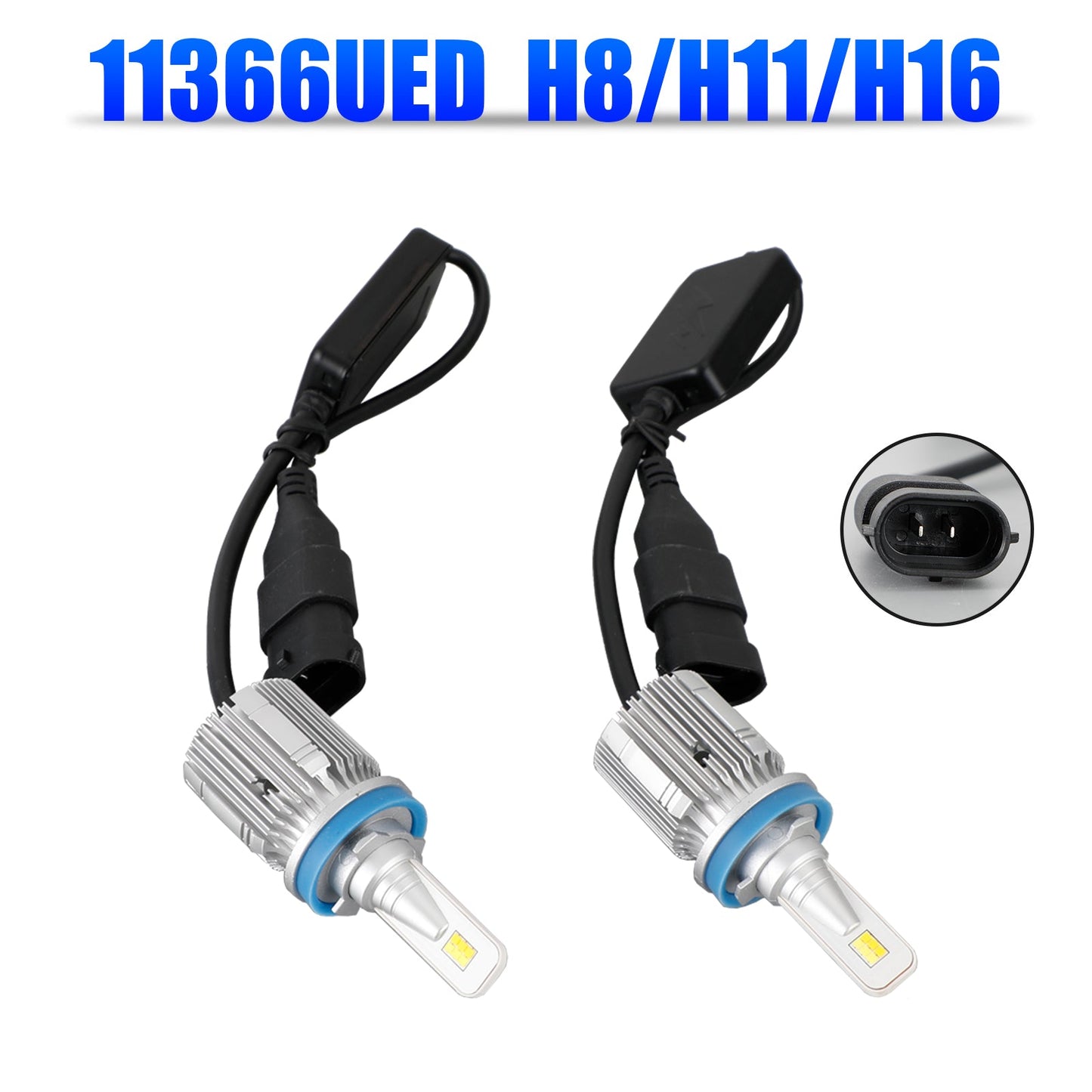 For Philips 11366UEDX2 Ultinon Essential LED-FOG H8/H11/H16 2500/6000K Two Color