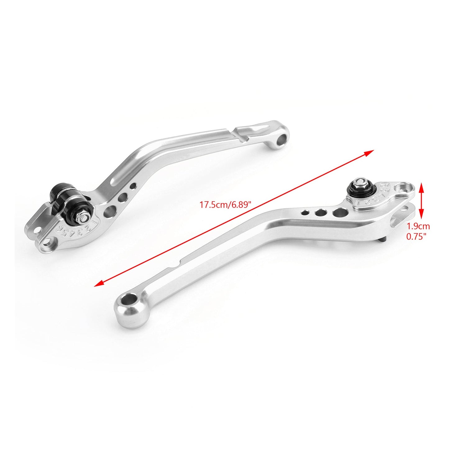 Long Clutch Brake Lever For KTM 390 2019 Silver Generic