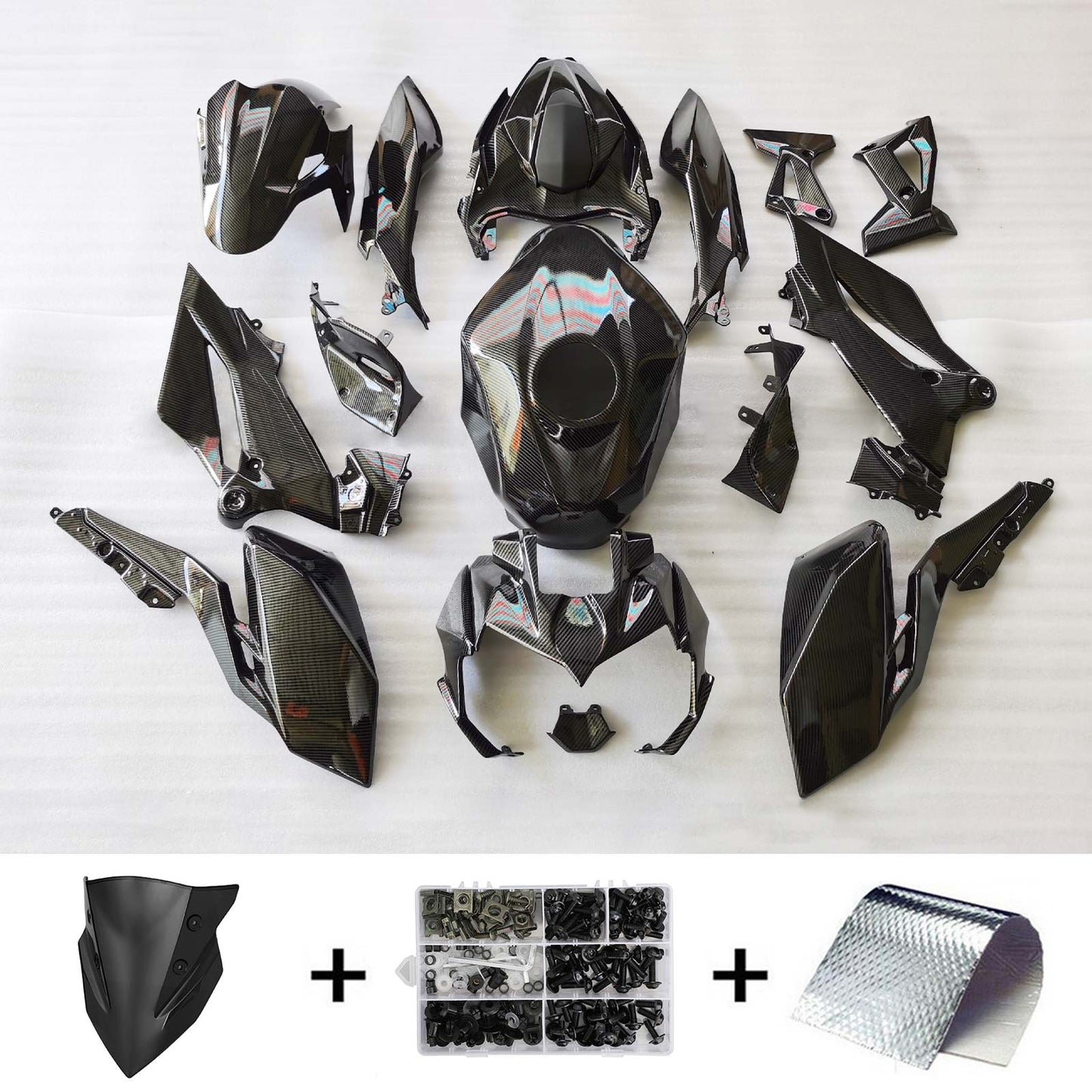 2018-2020 Kawasaki Z400 Injection Fairing Kit Bodywork Plastic ABS#108