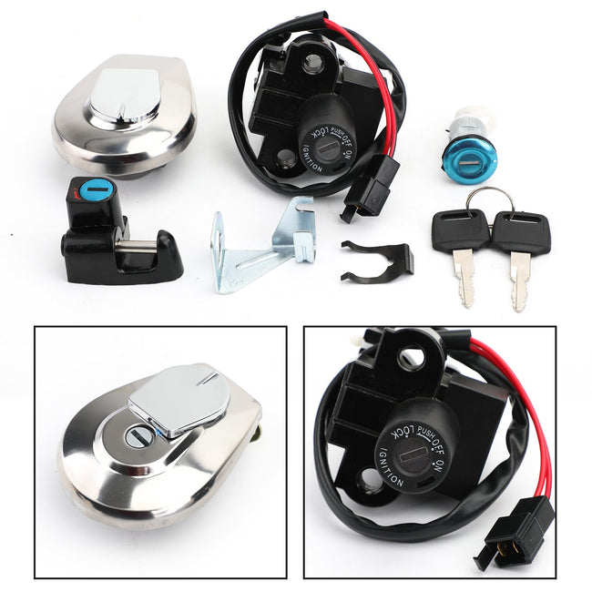 Ignition Switch Fuel Gas Cap Helmet Lock Kit For Honda CB 750 NightHawk 91-03