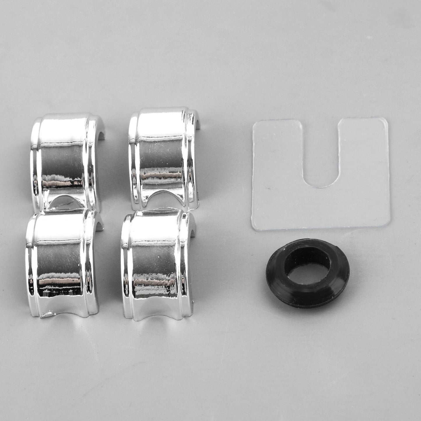 Motorcycle Atv Chrome Cup Holder Fit For 7/8" To 1-1/4" Handlebar