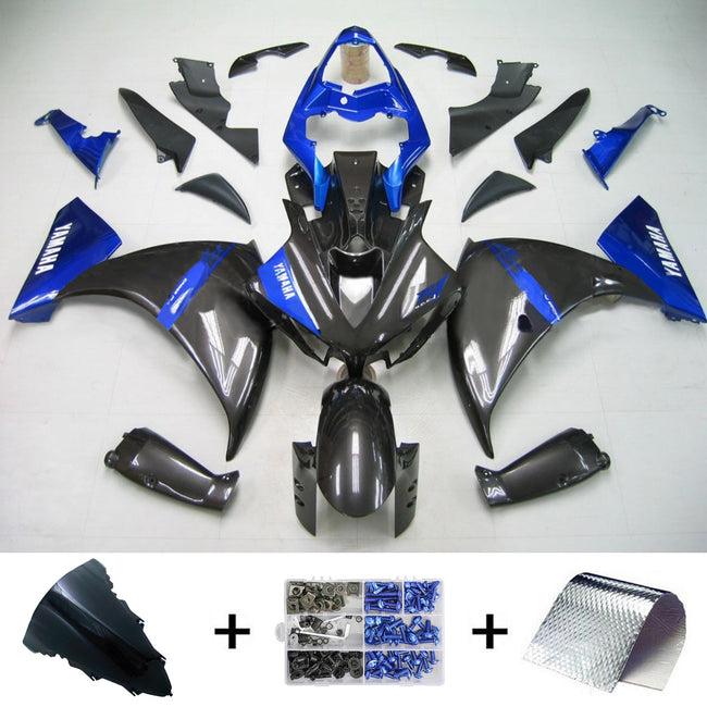 2009-2011 Yamaha YZF 1000 R1 Amotopart Injection Fairing Kit Bodywork Plastic ABS #115