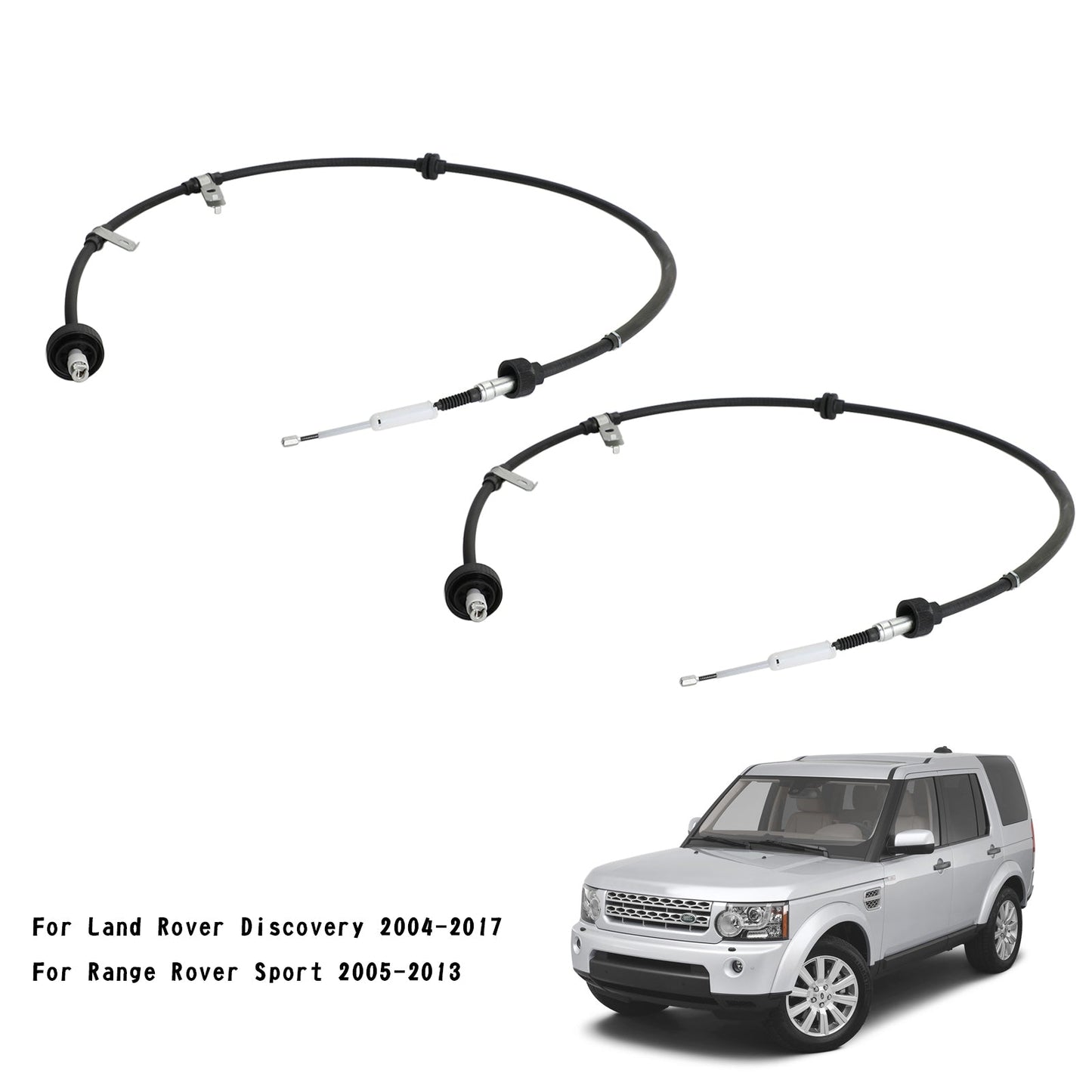 L+R Hand Brake Cables LR018470 For Land Rover Discovery 04-17 Range Rover Sport
