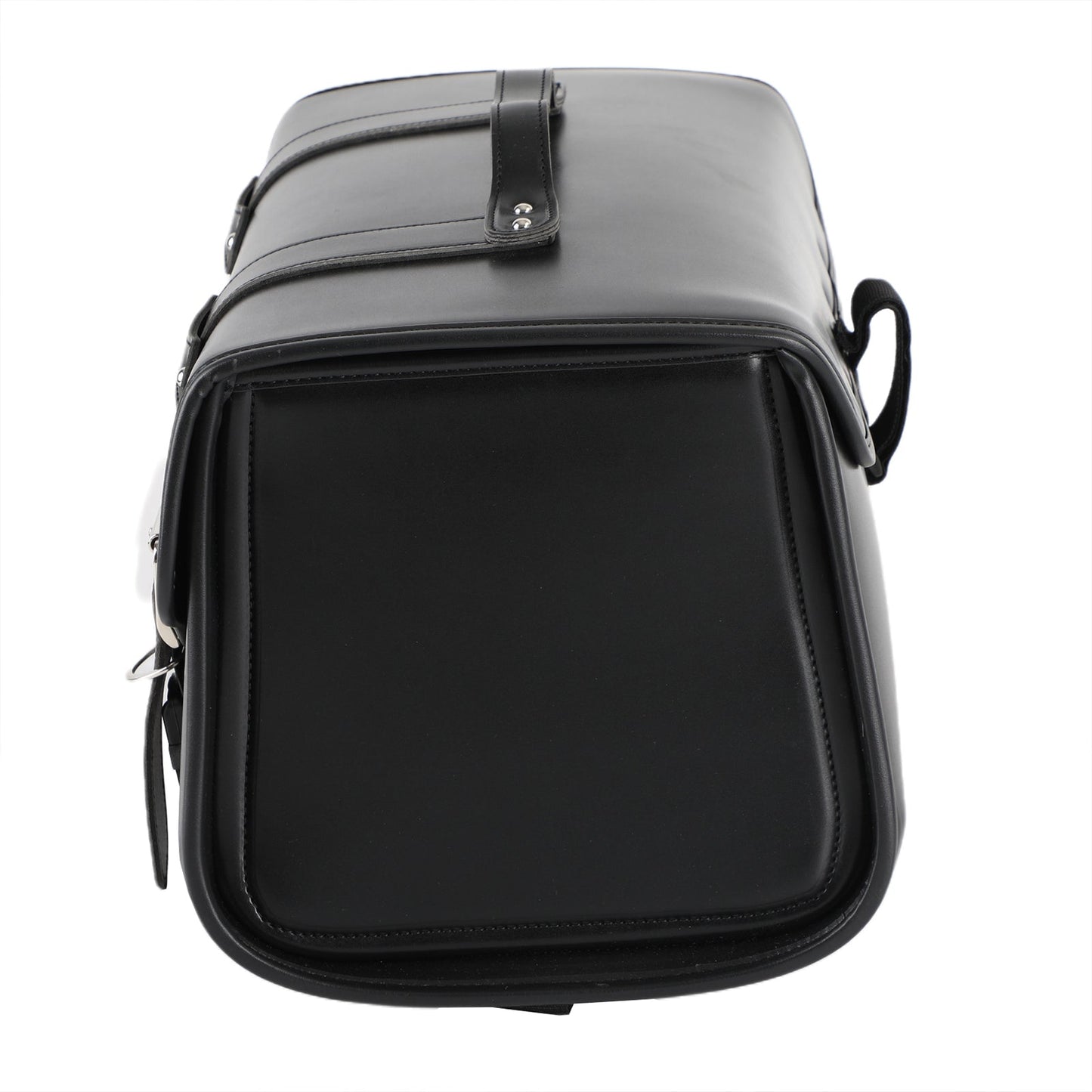Motorcycle Rear Tail Seat Back Saddle Pack Shoulder Carry Bag Universal Black