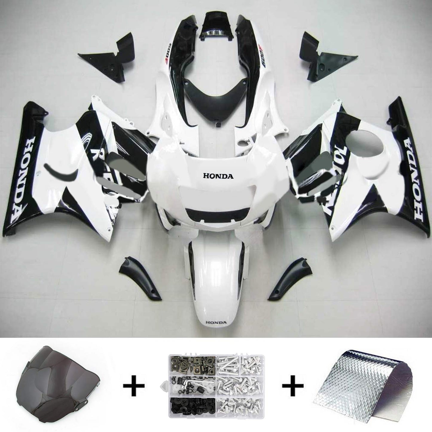 1997-1998 Honda CBR600 F3 Amotopart Injection Fairing Kit Bodywork Plastic ABS #101