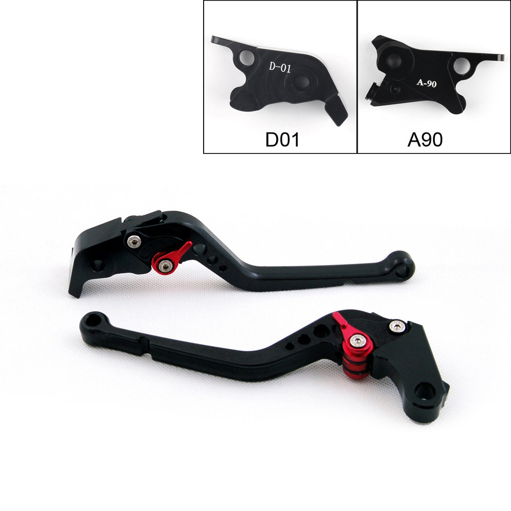 Long Brake Clutch Levers For KTM 1190 Adventure/R 2013-2016 2015 Black