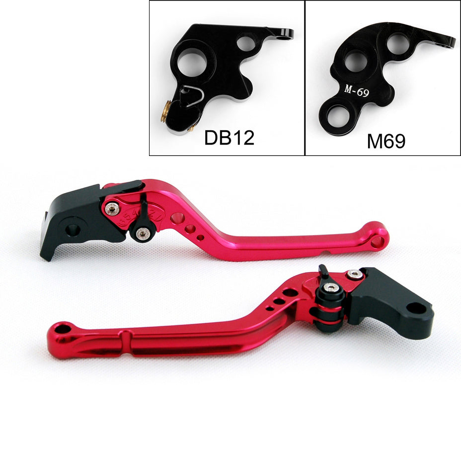 Long Brake Clutch Levers For KTM 690 SMC/SMC-R/Duke/Duke R 2012-13 Black