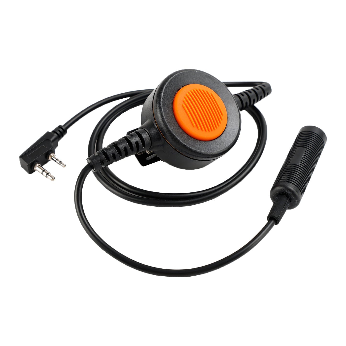 K-326 Orange Round PTT IP65 Waterproof For Kenwood TH-D7 TH-F6 TH-K2 TH-21 TH-28