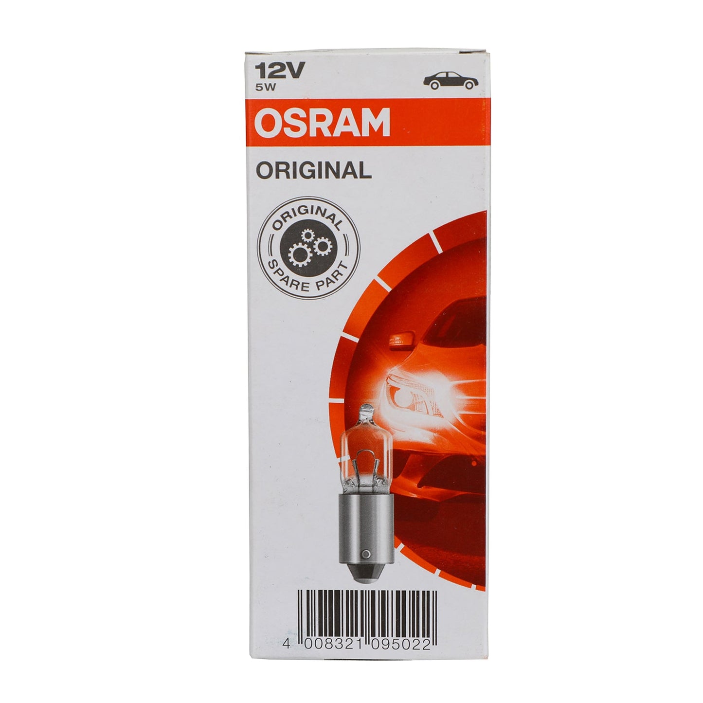 10x For OSRAM General Lighting Halogen Auxiliary Light H5W 12V BA9s