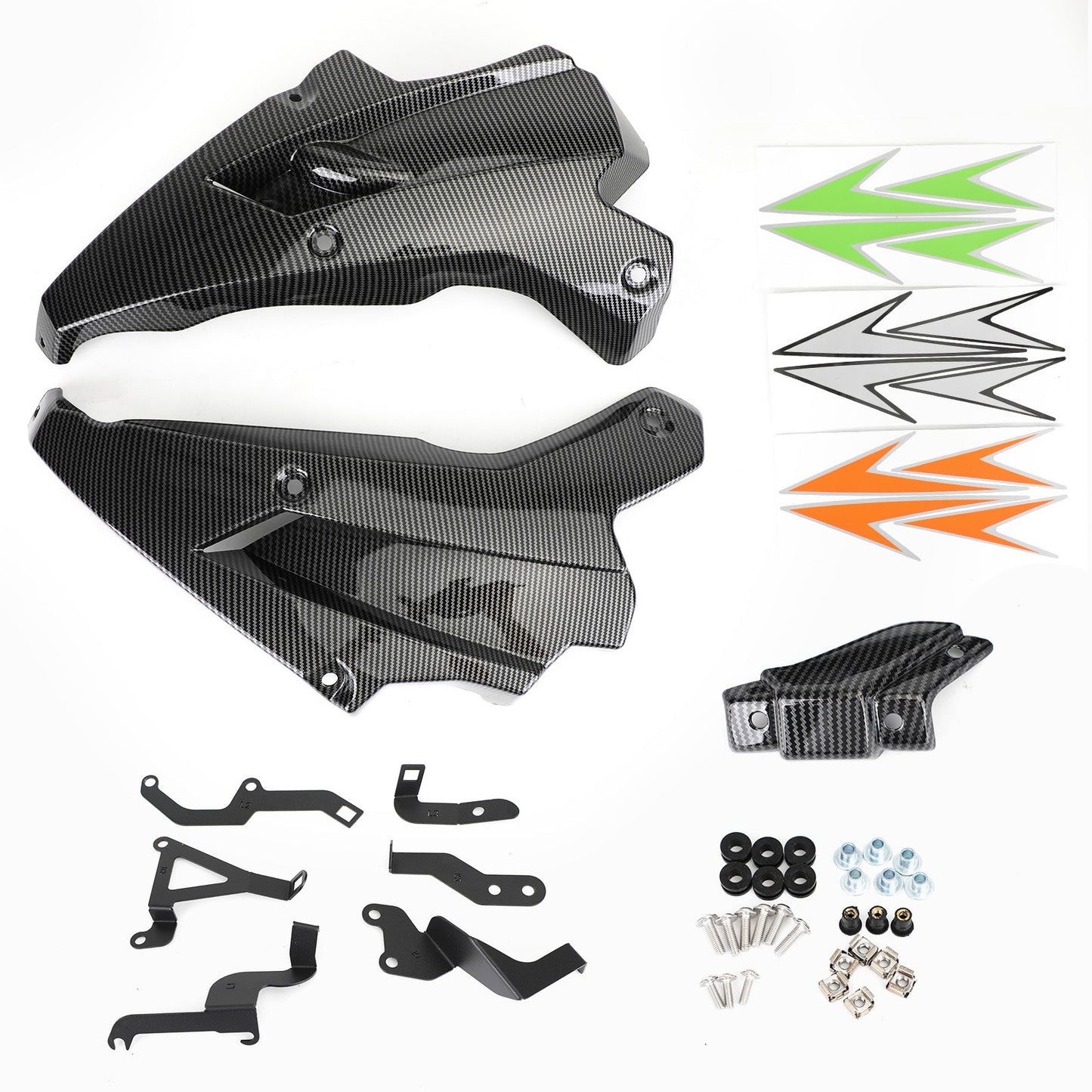 Motorcycle Left&Right Frame Side Cover Guard Fairing fit for Kawasaki Z900 2020