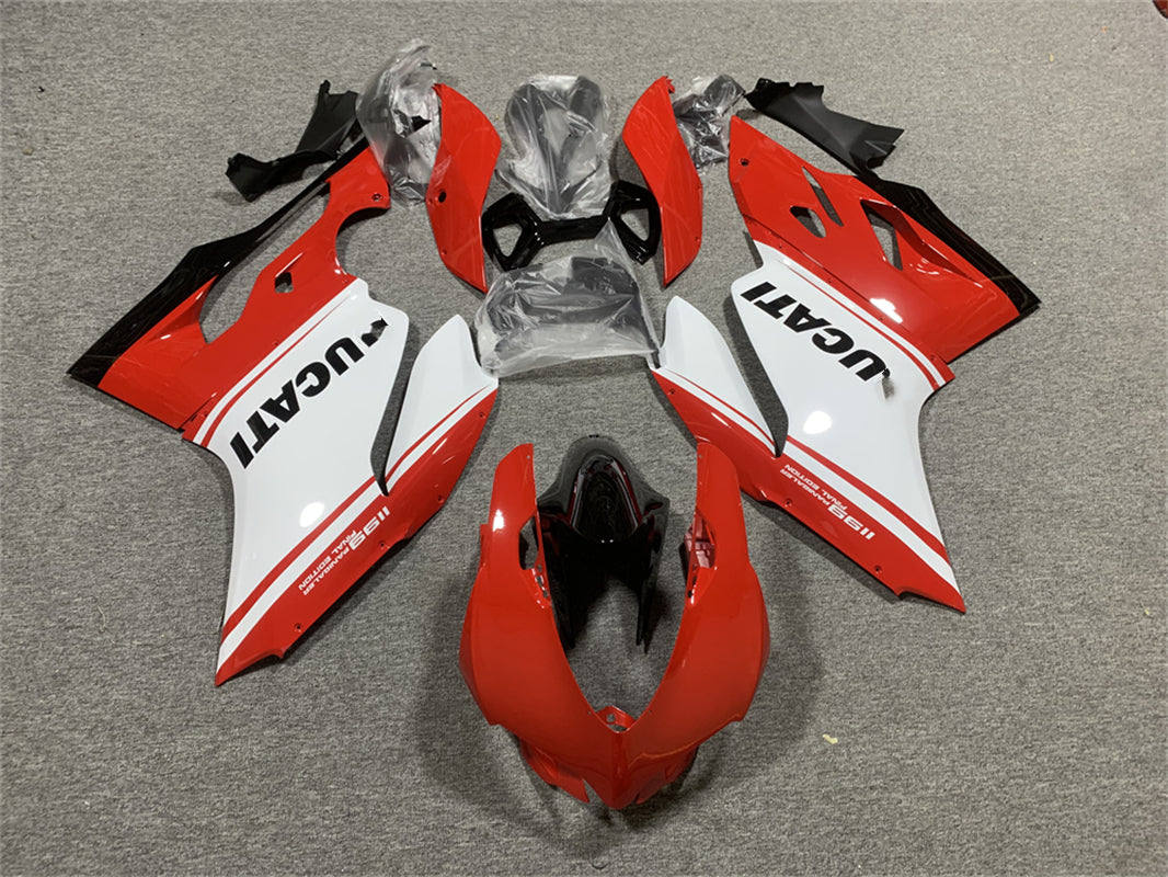 2012-2015 Ducati 1199 899 Injection Fairing Kit Bodywork Plastic ABS #123