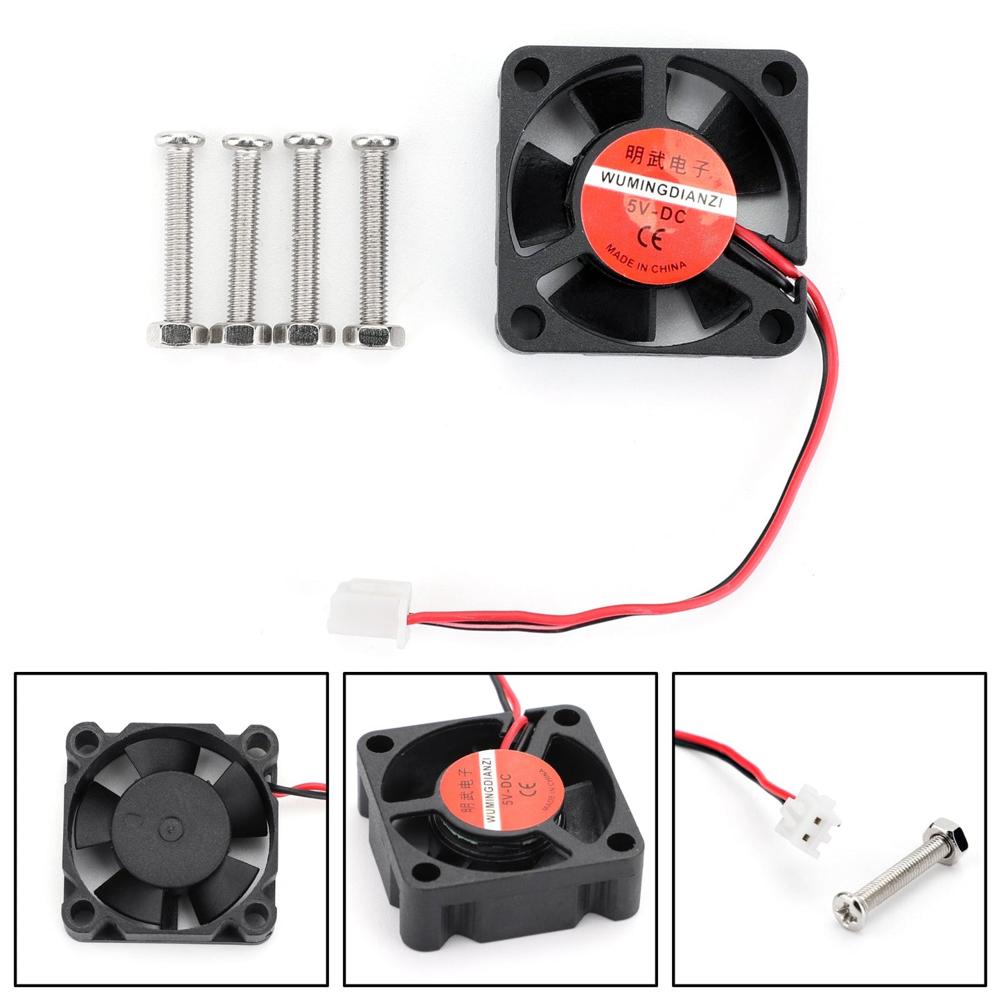 10x DC 5V 0.2A Cooler Cooling Fan for Raspberry Pi Model B+ / Raspberry Pi 2/3