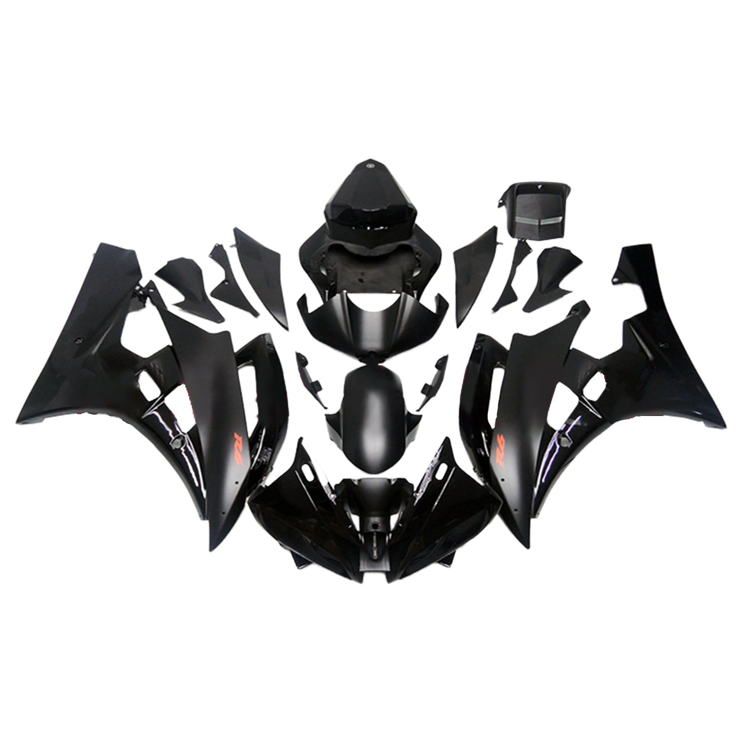 2006-2007 Yamaha YZF 600 R6 Fairing Kit Bodywork Plastic ABS