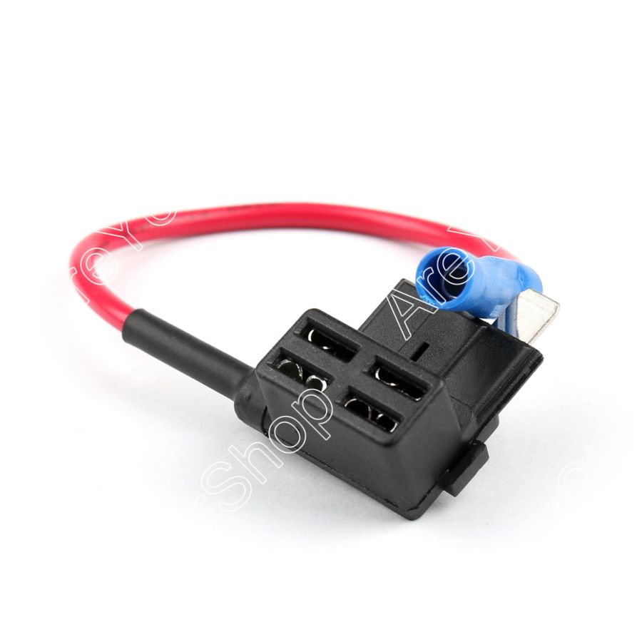 1Pcs Piggy Car Add Circuit ACU Back Pluggable Tap Standard Blade Fuse Holder