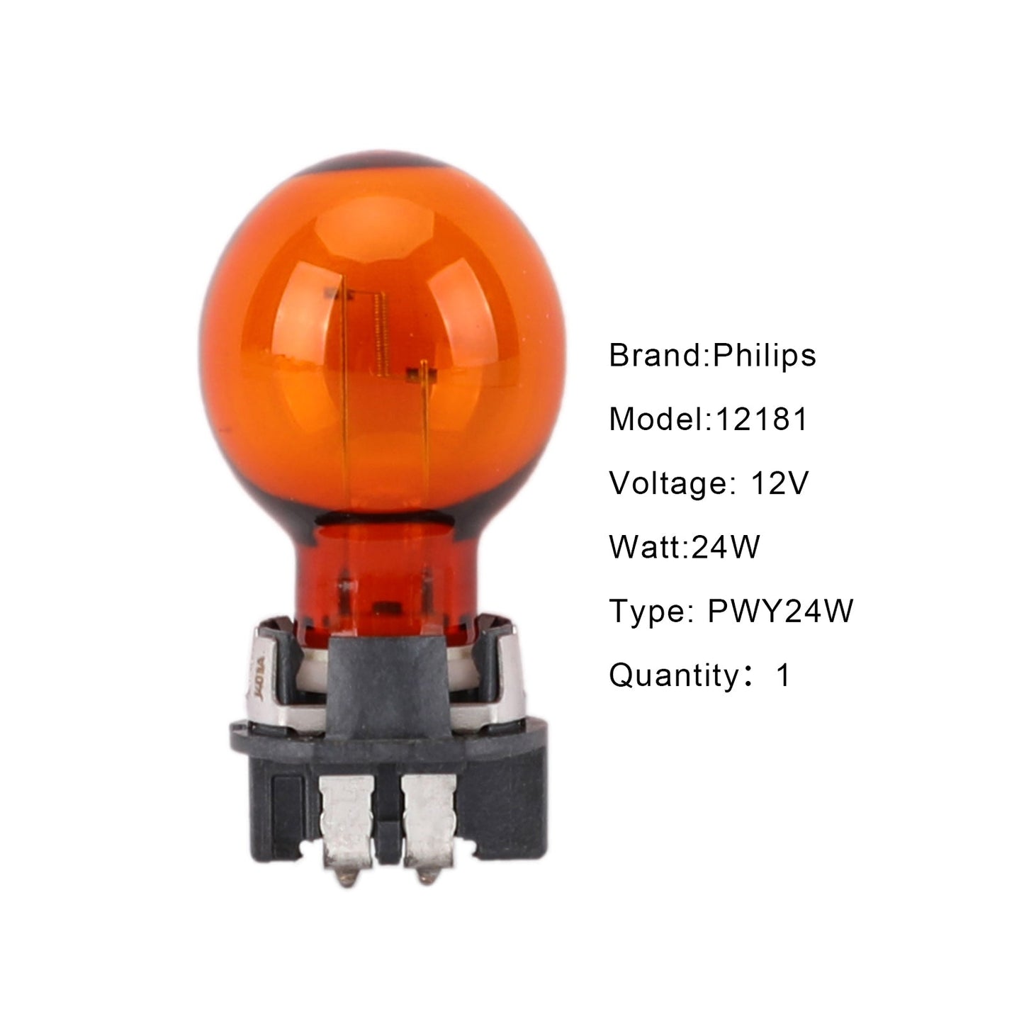 For Philips Amber Front Turn Signal Light Bulb 12181NA PWY24W For Audi A4L