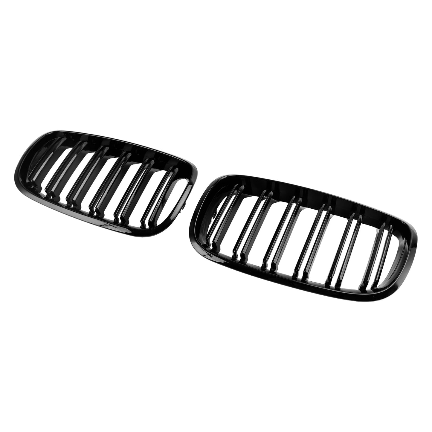 BMW X5 M (E70) 2009-2013 Front Bumper Kidney Grille Grill Gloss Black