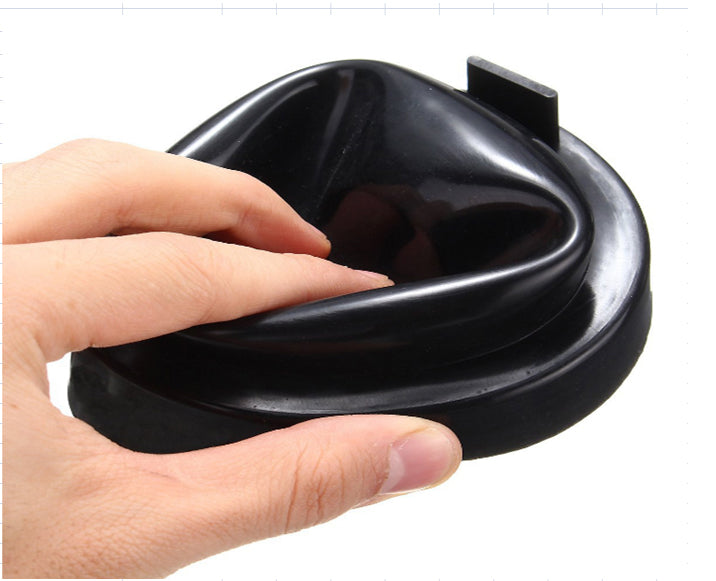 85mm Inner Diameter Rubber Housing Seal Cap Dust Cover LED HID Headlight, Black