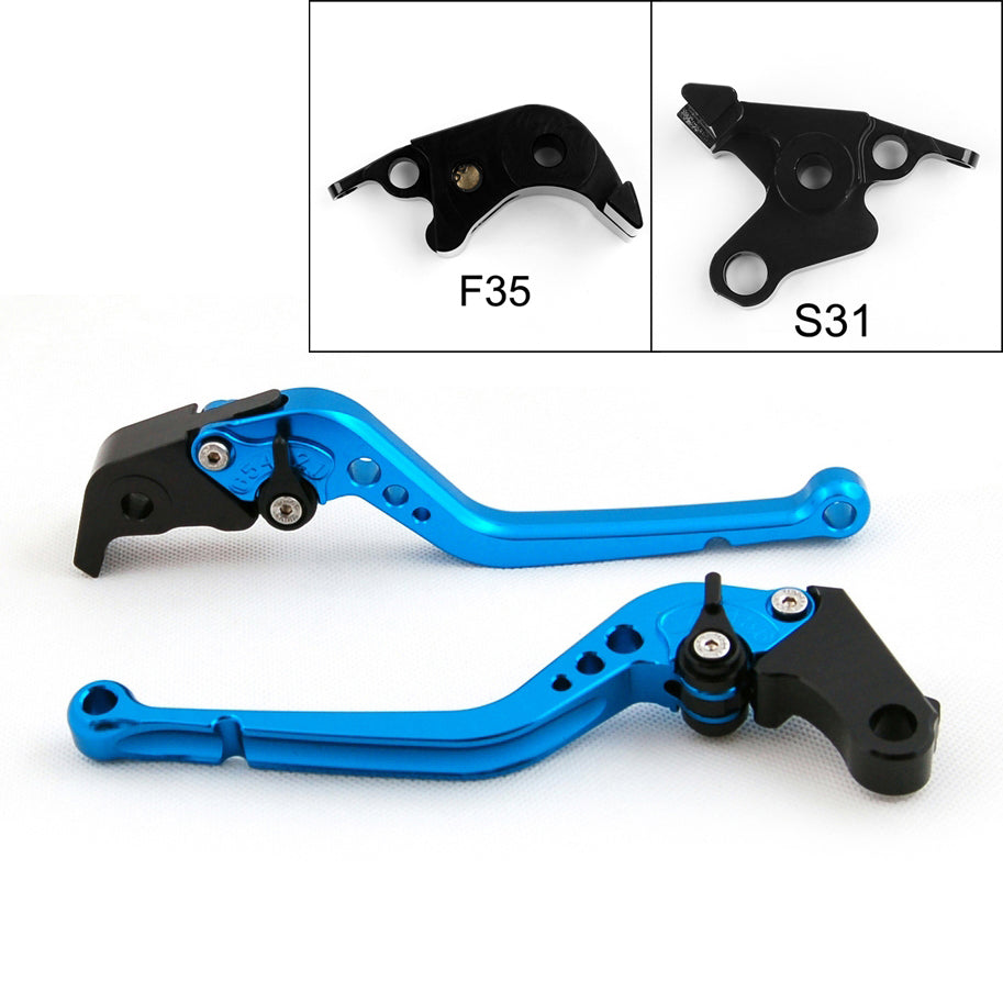 Long Brake Clutch Levers Fit For Suzuki B-King 2008-2011 Black