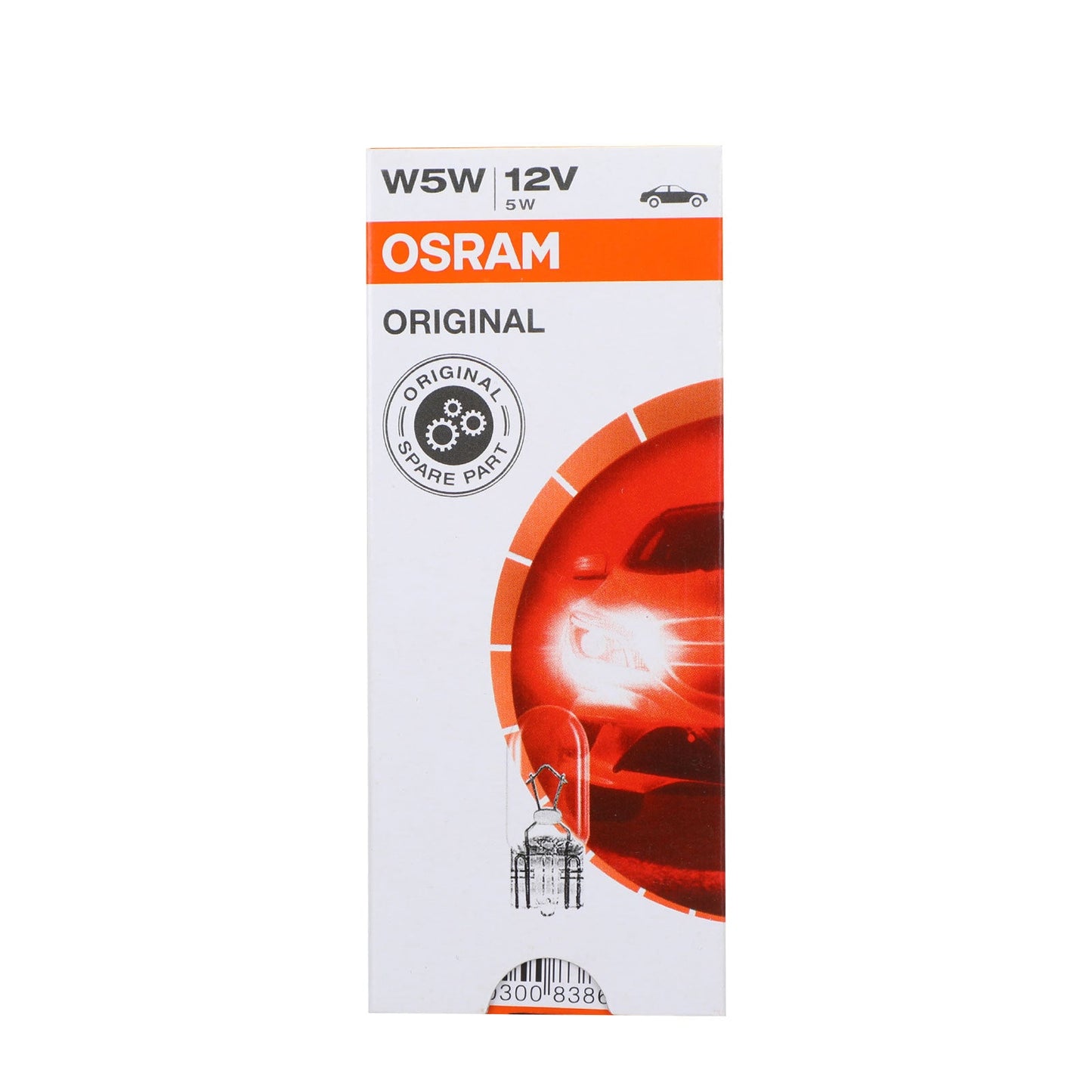 10x For OSRAM General Lighting Halogen Auxiliary Light W5W 12V W2.1*9.5d