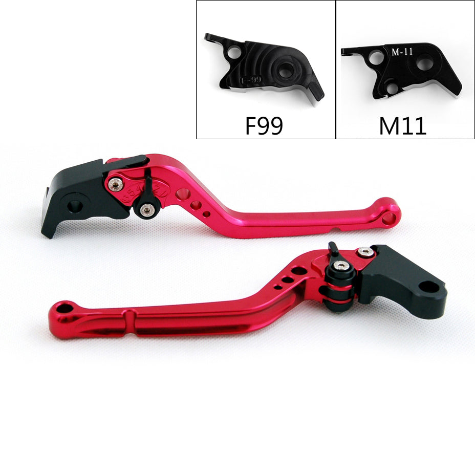 Long Brake Clutch Levers For KTM RC8/R 09-16 1290 990 Super 690 Duke 2017 Black