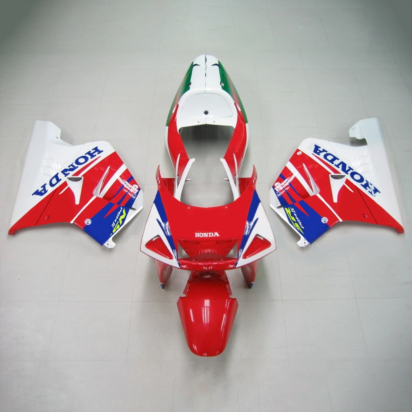 1994-1996 Honda NSR250 PGM-4 Amotopart Injection Fairing Kit Bodywork Plastic ABS #104