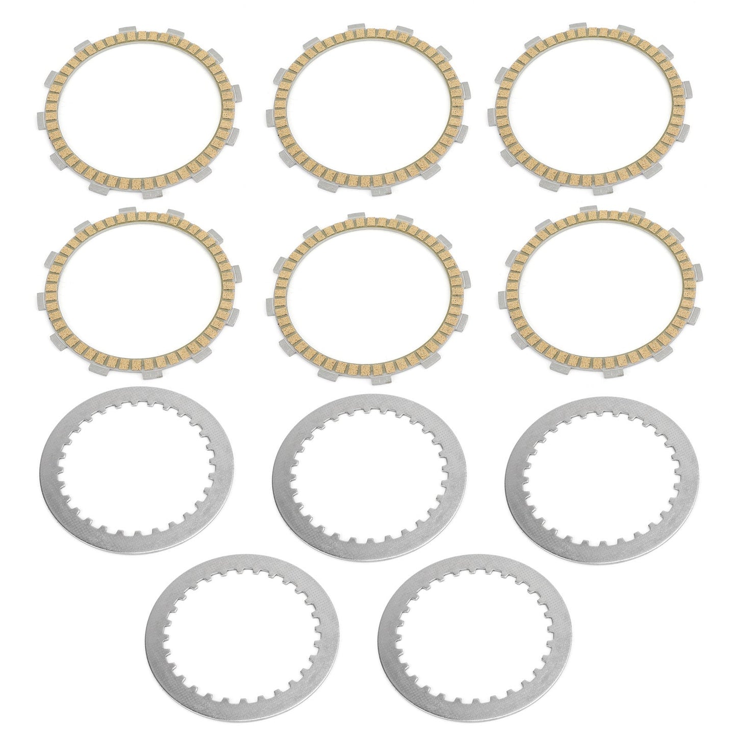 Clutch Plate Kit - Friction & Steel Plates For Honda CB400/F CB400SF CBR 400/500/600