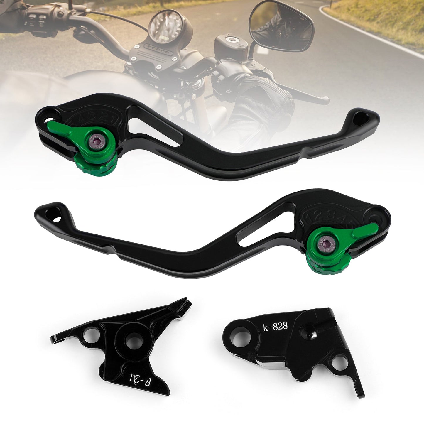 Kawasaki Z750 07-12 Z800 version 13-16 NEW Short Clutch Brake Lever