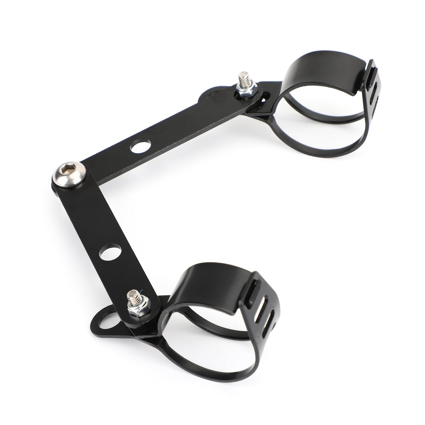 41mm-51mm Fork Black Headlight Mount Bracket Motorcycle Head Lamp Holder Adapter