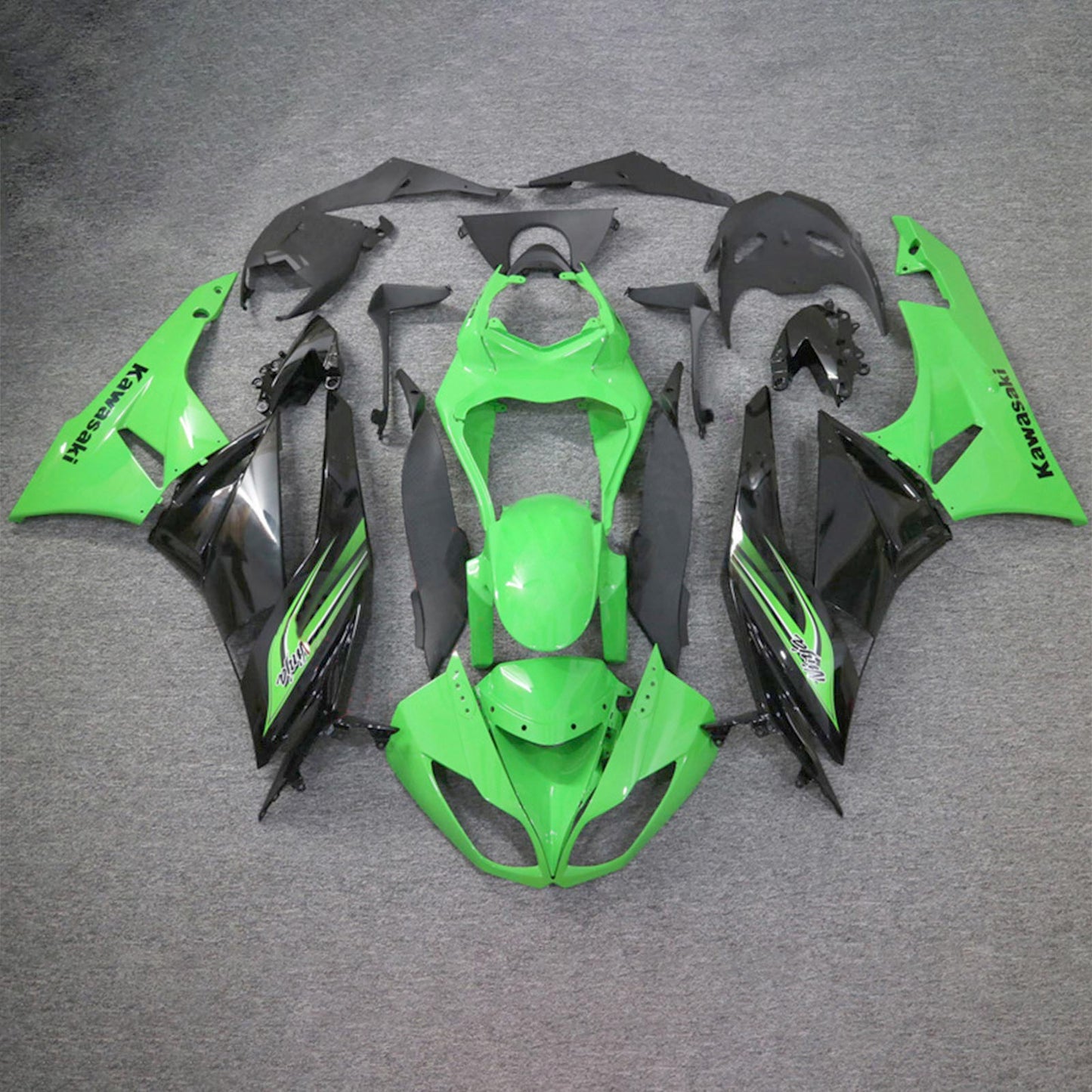 2009-2012 Kawasaki ZX6R 636 Injection Fairing Kit Bodywork Plastic ABS#149