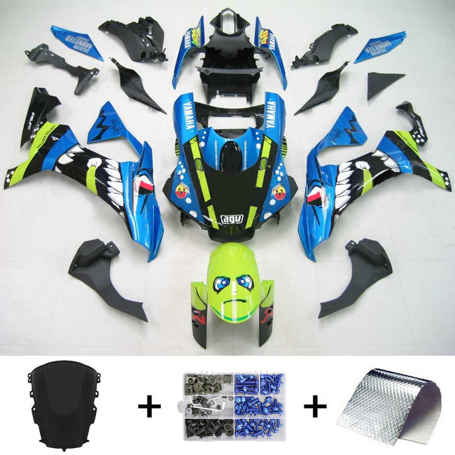 2020-2024 Yamaha YZF R1 Amotopart Injection Fairing Kit Bodywork Plastic ABS #101