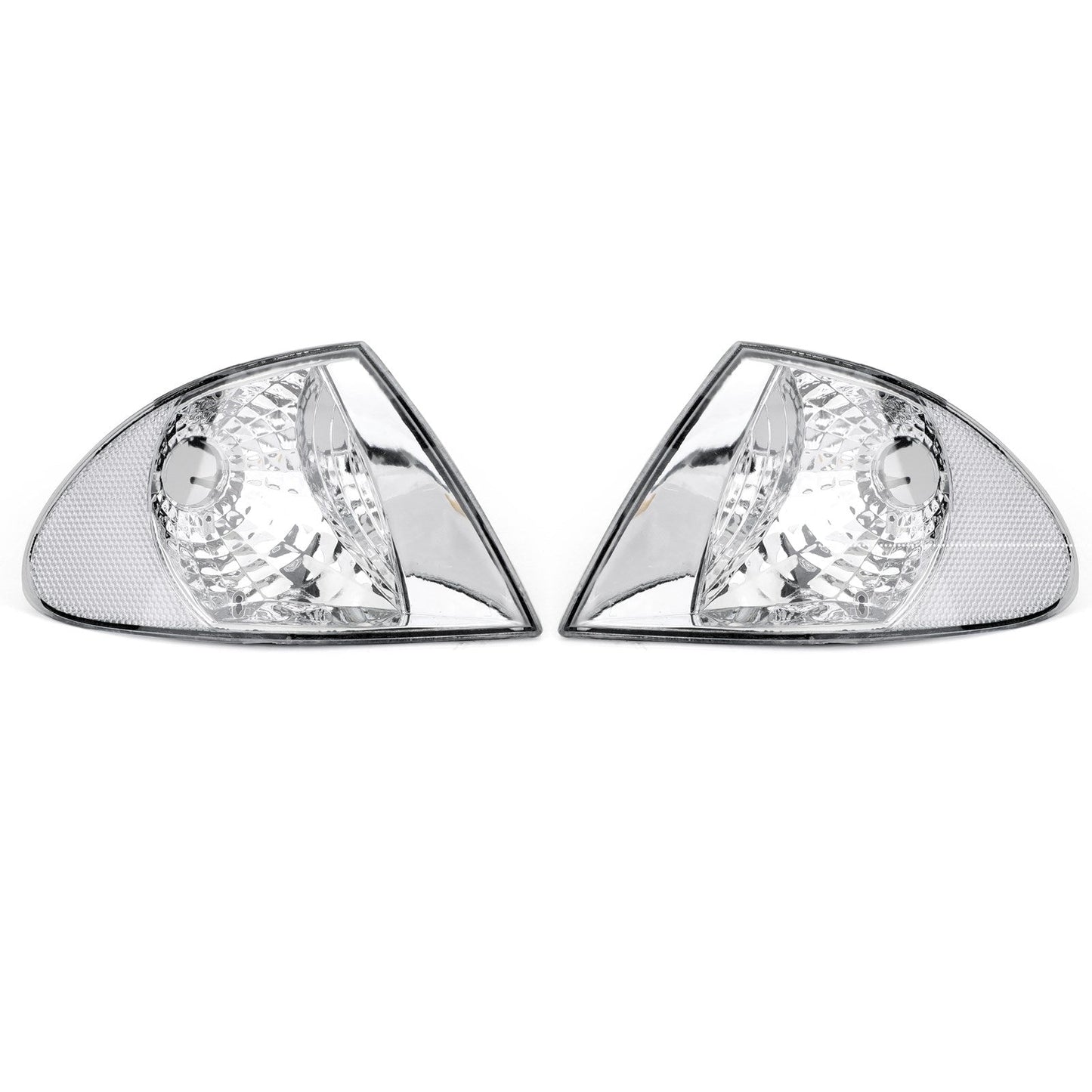 Pair Front Indicator Turn Signal Corner Clear Lights For BMW3 Series E46 98-01