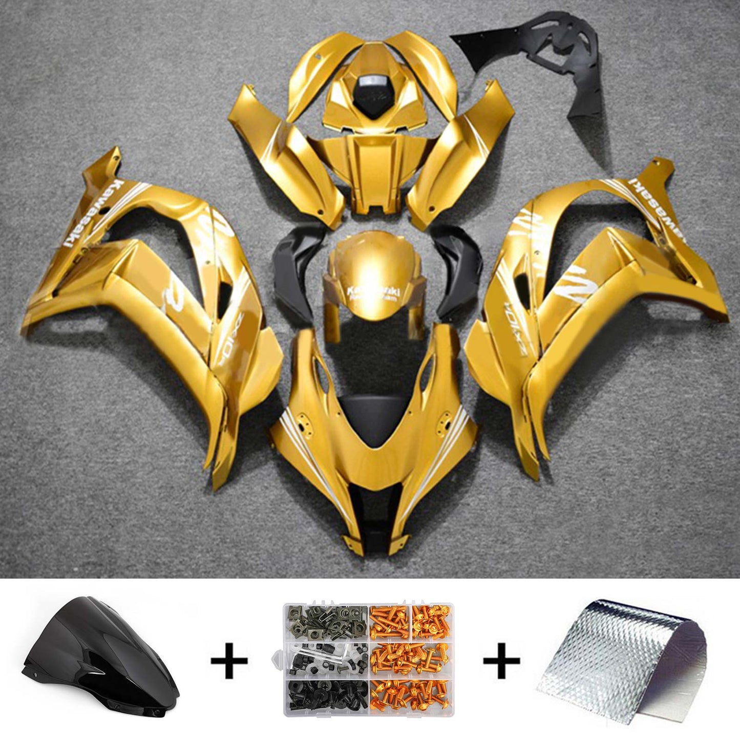 2016-2020 Kawasaki ZX10R Injection Fairing Kit Bodywork Plastic ABS#170